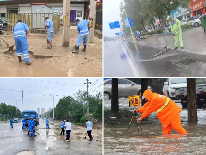 暴雨洪水后，做好环境清洁，清理好淤泥积水，防止滋生细菌病毒，避免诱发传染