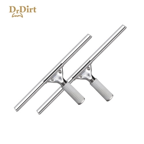 Dr.Dirt 不锈钢玻璃刮 灰柄灰胶条