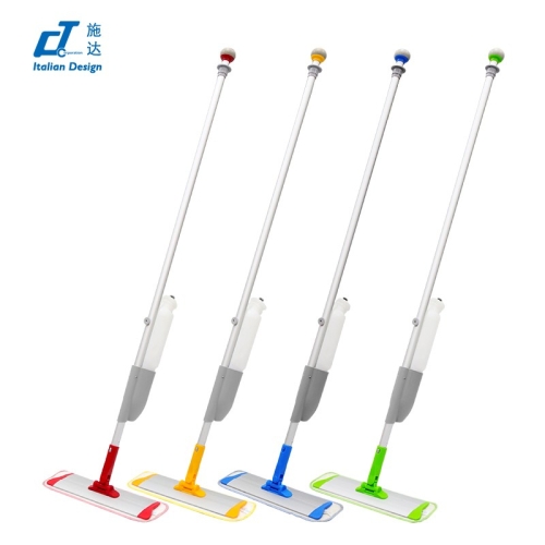 CT施达 喷水平拖全套，配FMR F44微纤平拖布2片、1L可拆卸水壶 红黄蓝绿四色可选